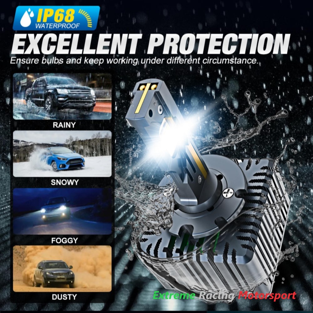 Xtreme Racing Kit Illuminazione LED DSeries R251/R301 D8S conversione xenon 25000 lumen