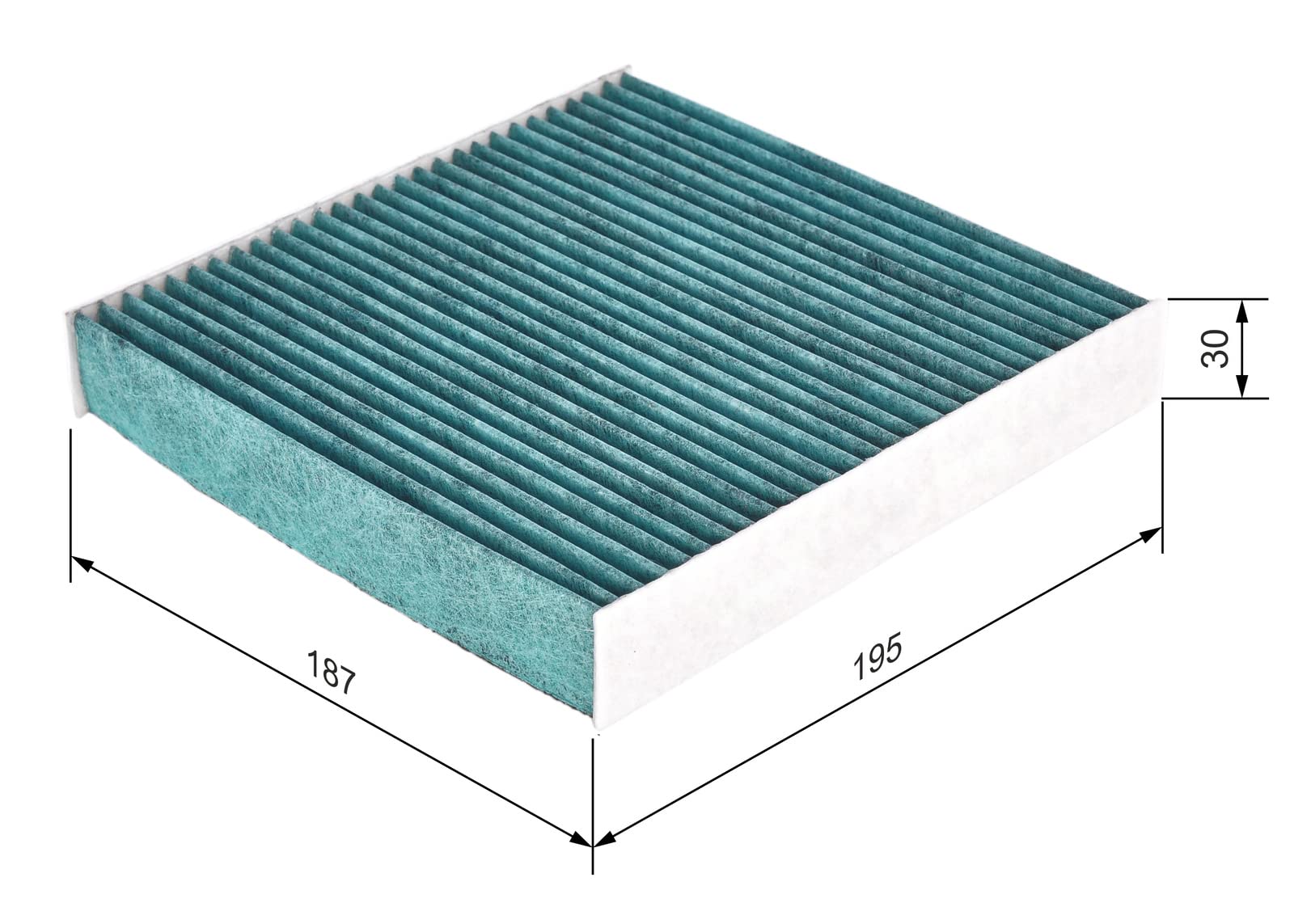 Bosch HCP Filtri A8531 filtro abitacolo antibatterico e antiodore