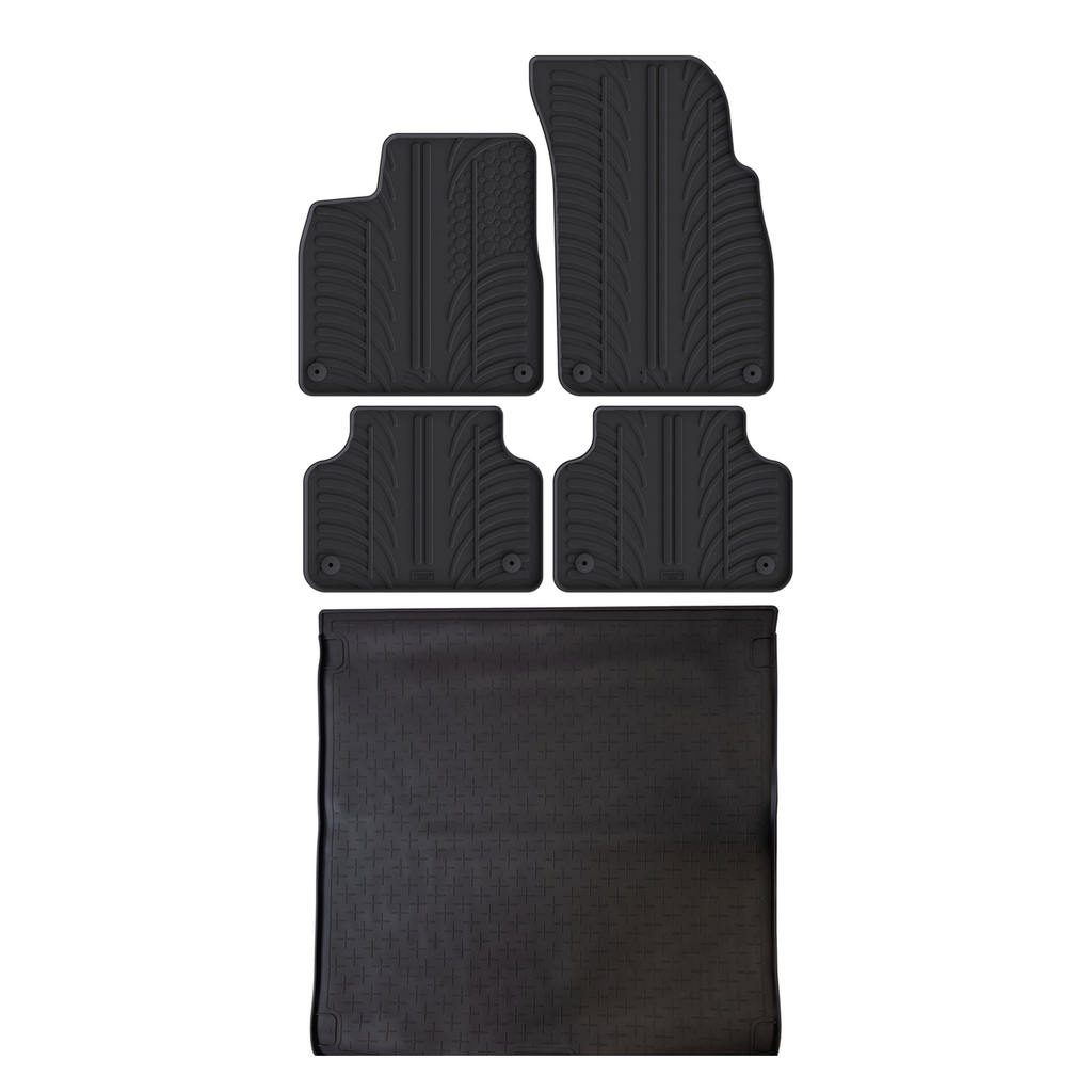 Travall Bundles Audi Q8 kit tappetino bagagliaio e auto gomma 2018-