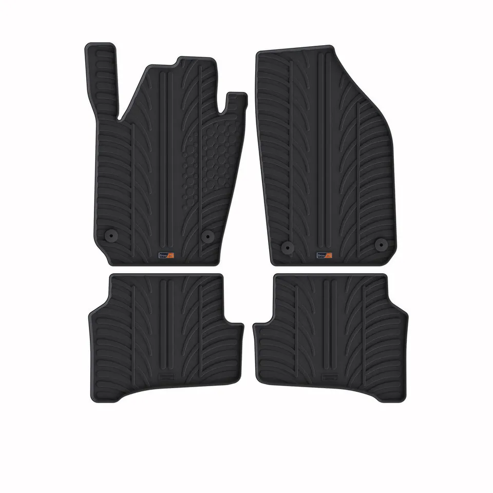 Travall Car Mats Skoda Fabia (2014-2021) tappetini gomma su misura