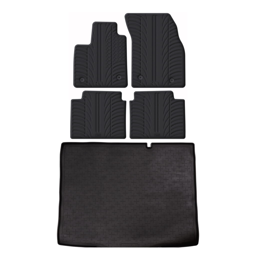 Travall Bundles Ford Focus kit bagagliaio e tappetini 2018-2025 gomma
