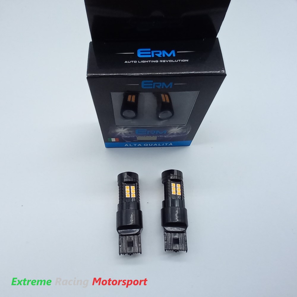 Xtreme Racing Lampadine LED ERM T20 7443 frecce arancioni 21/5W coppia