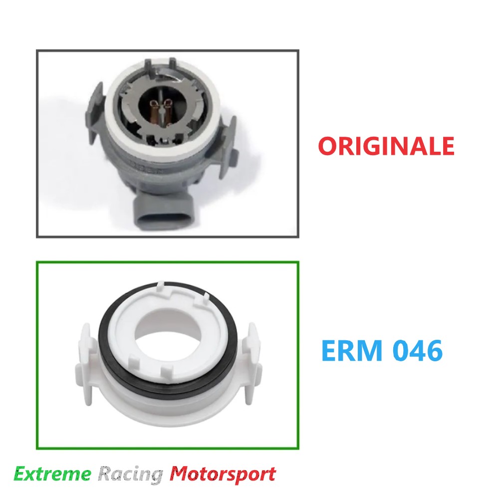 Xtreme Racing Accessori per Illuminazione LED Adattatori Portalampade a Led ERM046 H7 coppia ABS