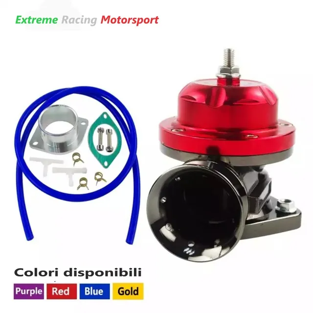 Xtreme Racing Impianto Carburante e Regolatori di Pressione Valvola Pop Off ERM RS ROSSA regolabile