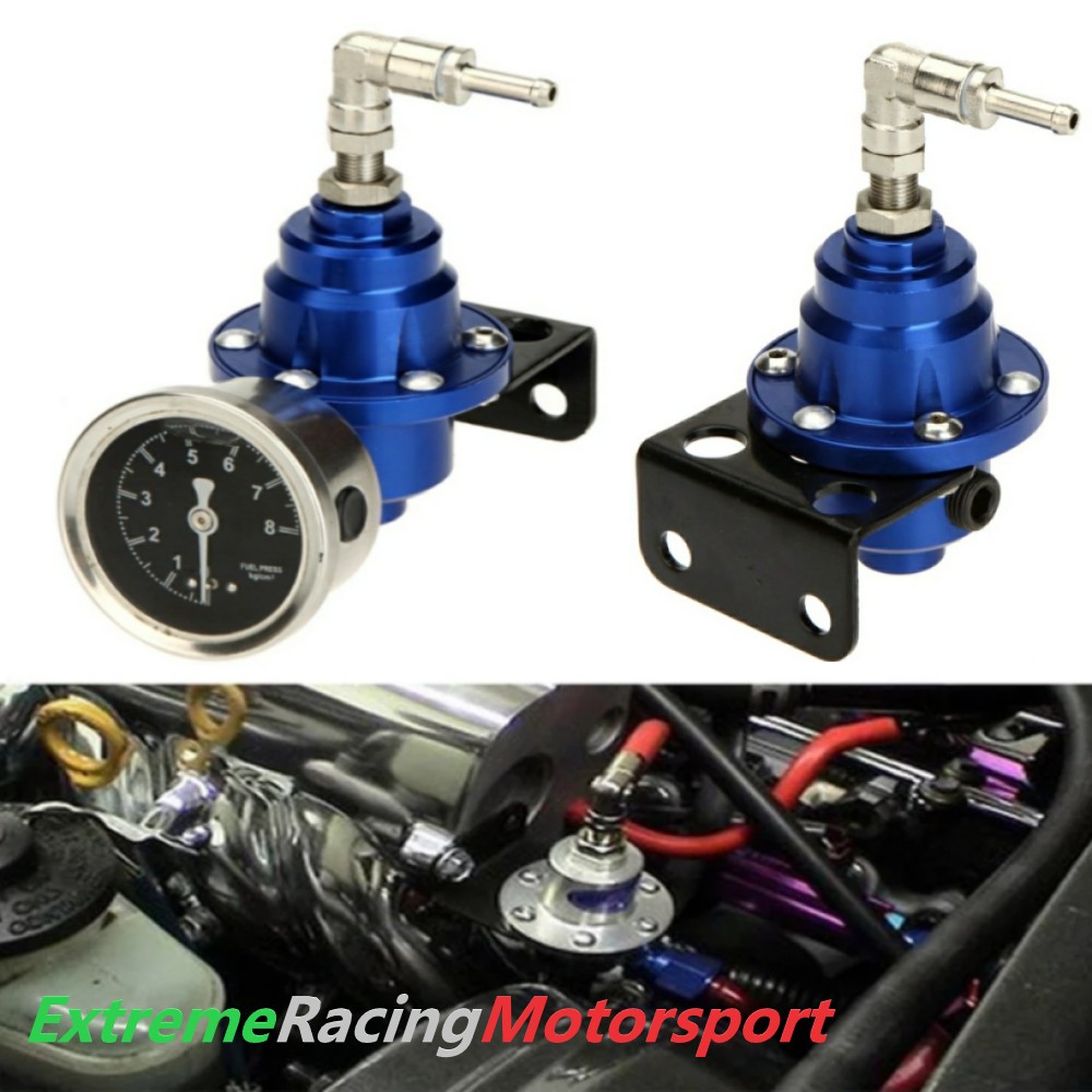 Xtreme Racing Impianto Carburante e Regolatori BLU regolatore benzina 0-8 bar