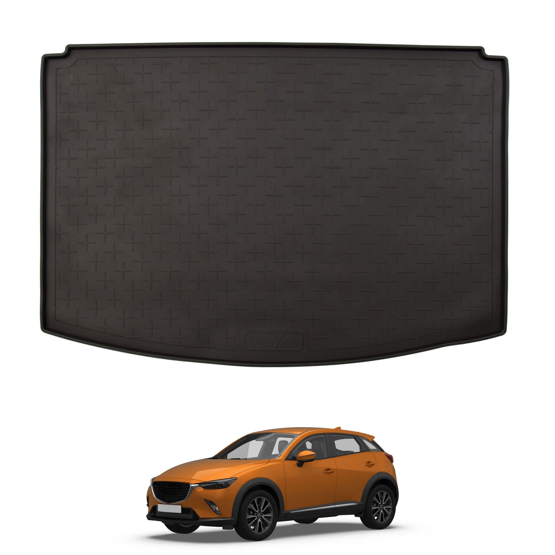 Travall Trunk Liners Mazda CX-3 (2015-2021) tappetino baule gomma