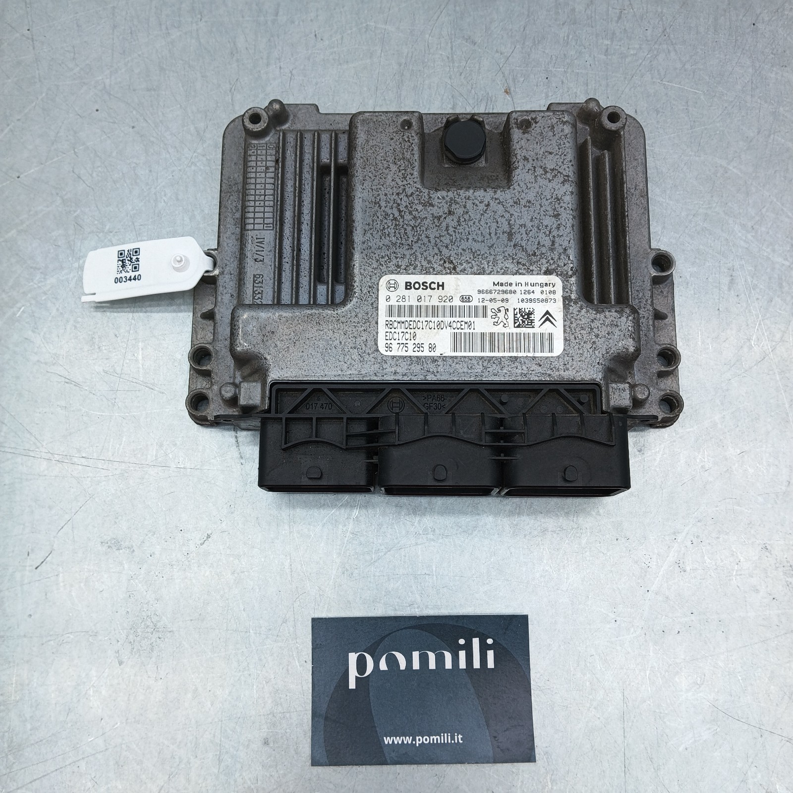 Pomili Motorini avviamento, alternatori, ECU e cavi Centralina motore Peugeot 208 I centralina usata