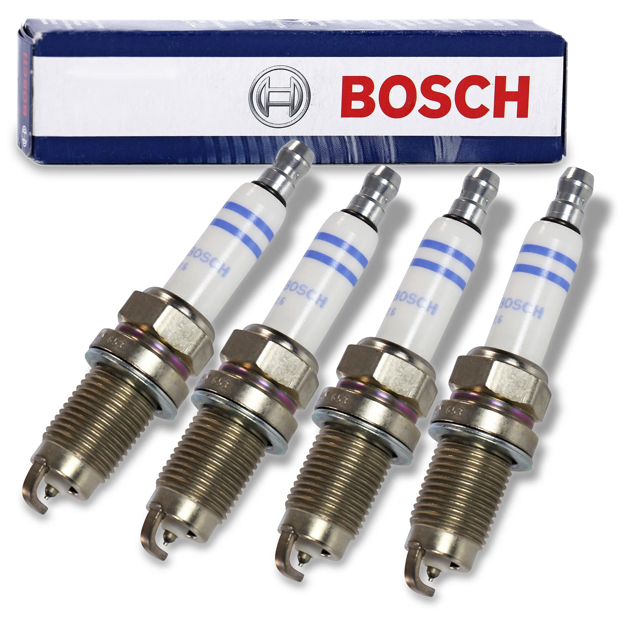 Bosch Candele di accensione FR6HI332 Candele 4 pezzi Iridium