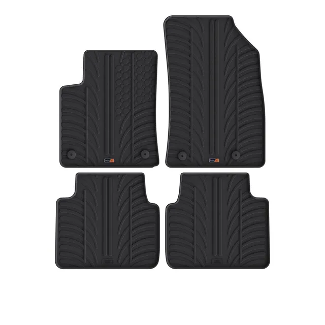 Travall Car Mats Vauxhall Crossland Tappetini auto 2021-2024 in gomma