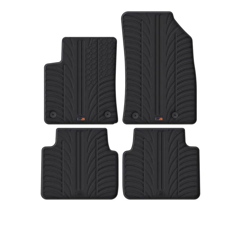 Travall Car Mats Vauxhall Crossland Tappetini auto 2021-2024 in gomma