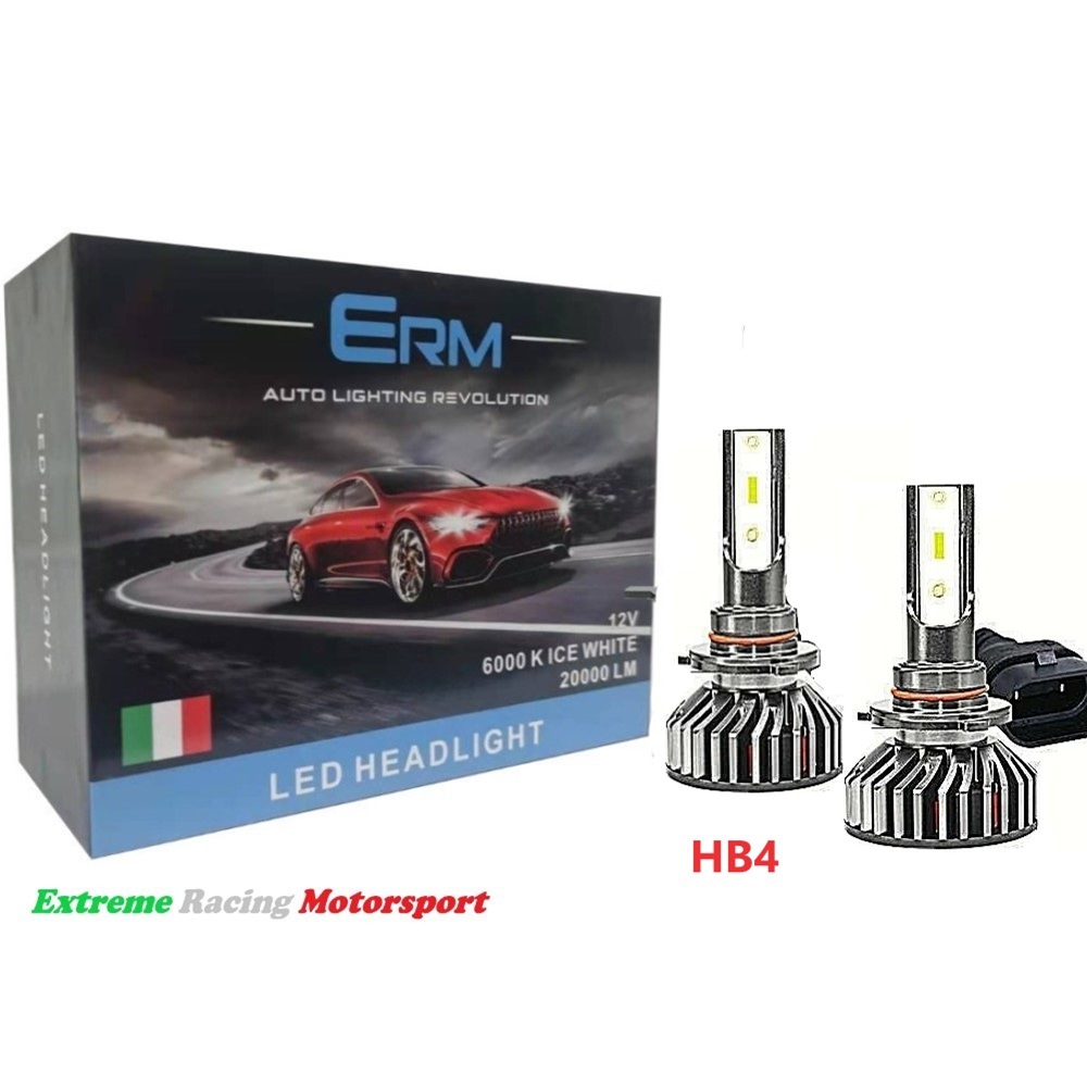 Xtreme Racing Lampadine LED ERM 20K coppia, 6000 K 72 W