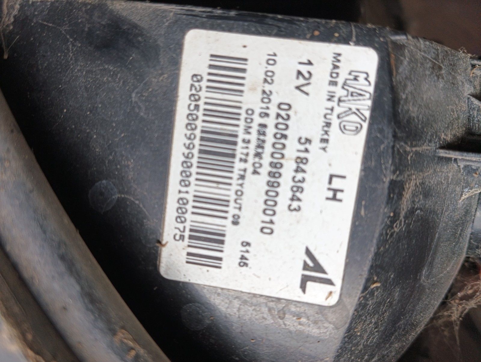 Pomili Fanaleria Fiat Panda fanale posteriore sinistro 51843643 usato