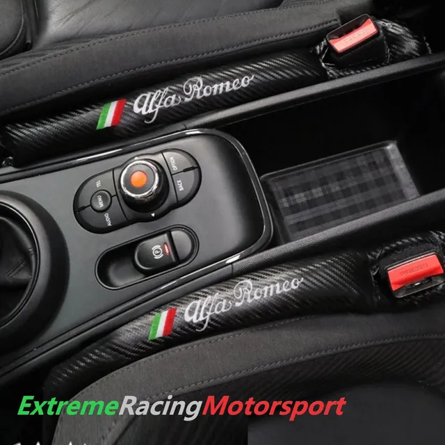 Xtreme Racing Decorazioni Auto e Adesivi Alfa Romeo imbottiture laterali sedili Carbon Look