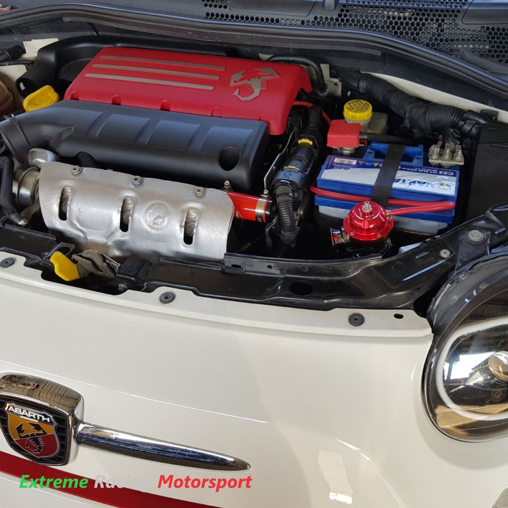 Xtreme Racing ERM RS Red valvola pop off Abarth 500 doppio pistone