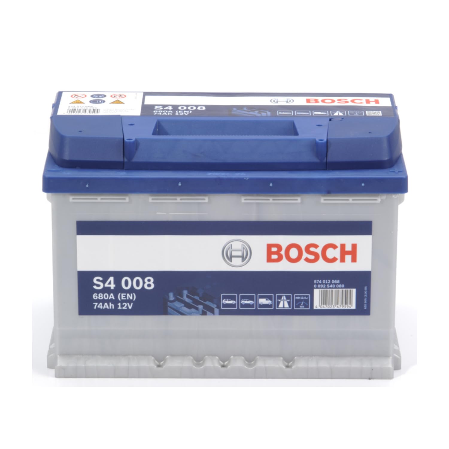 Bosch Batterie S4008 batteria auto 74 Ah 680 A 12 V