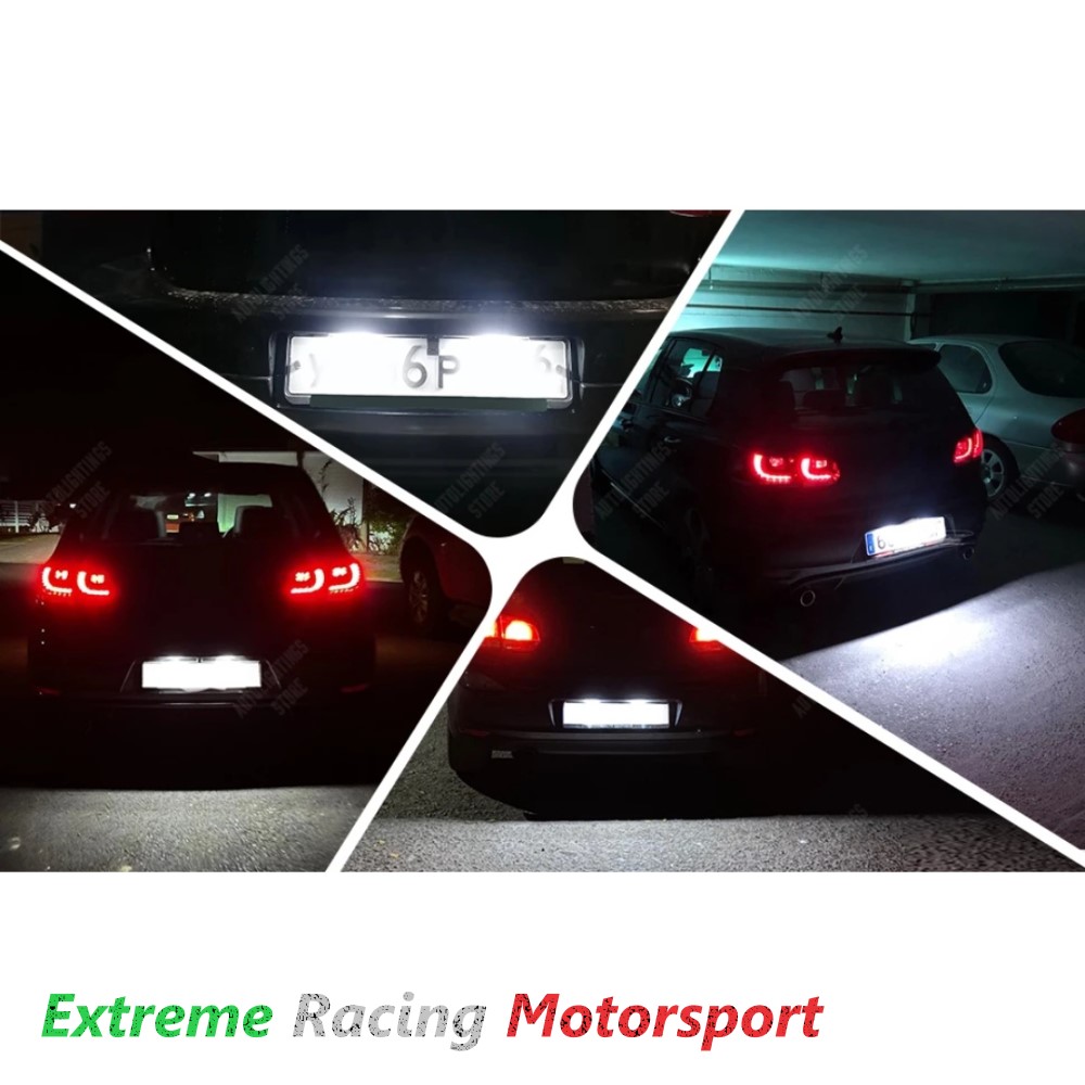 Xtreme Racing Accessori LED Placchette targa Volkswagen Phaeton 2001-2016 12 V coppia