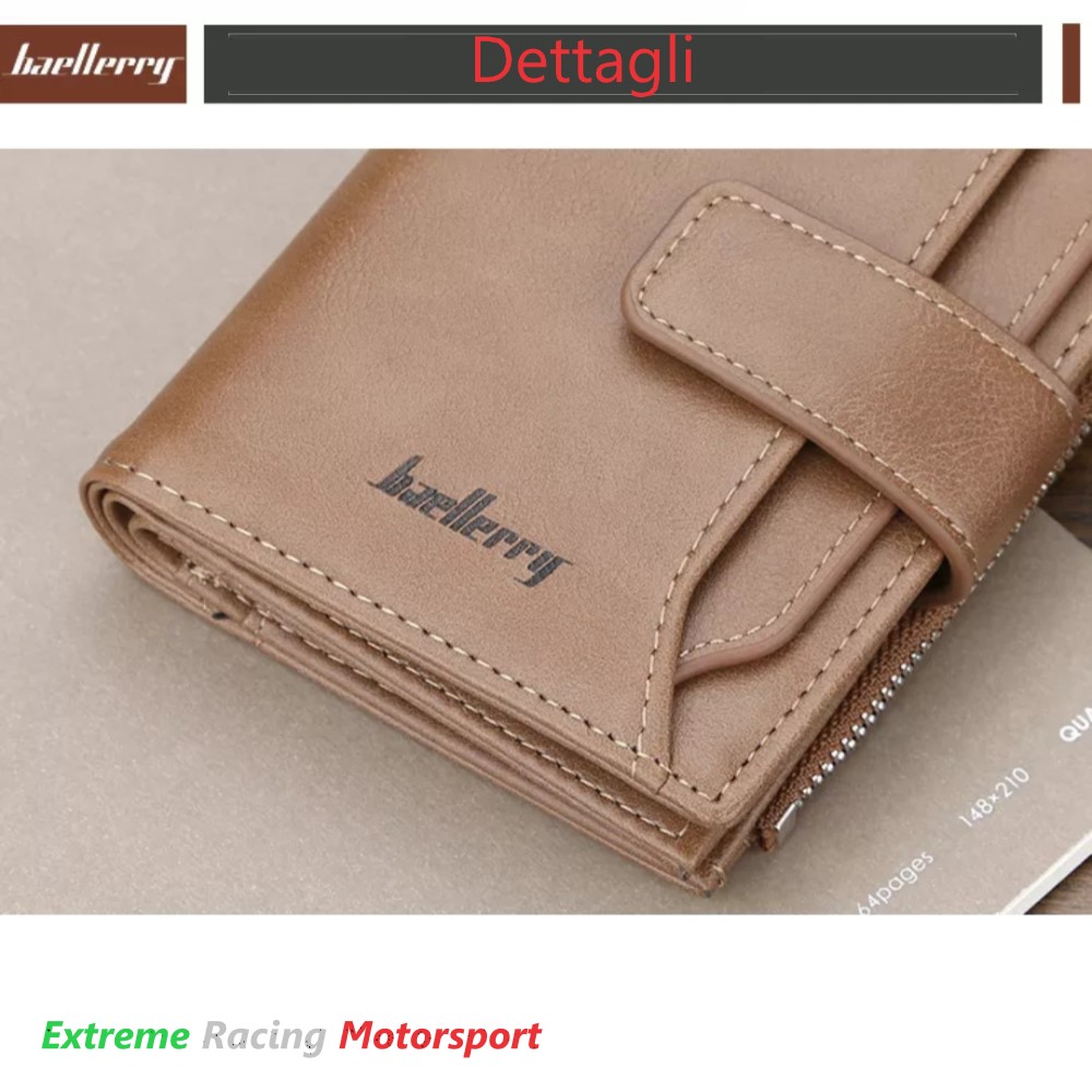 Xtreme Racing Portafogli e Articoli in Ecopelle Portafoglio Ecopelle Typ 3 Brown marrone