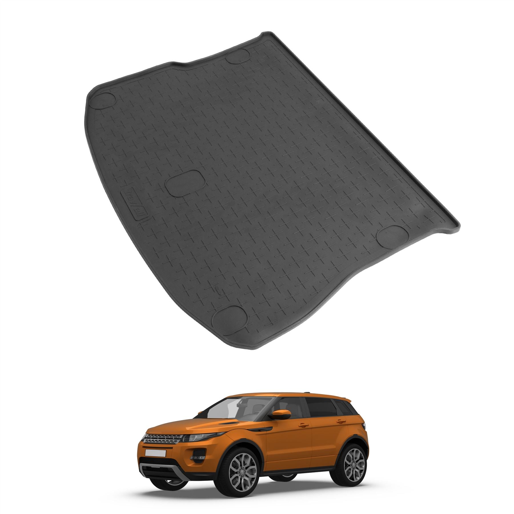 Travall Trunk Liners Land Rover Range Rover Evoque Rubber Boot Liner (2011-2019) vasca baule