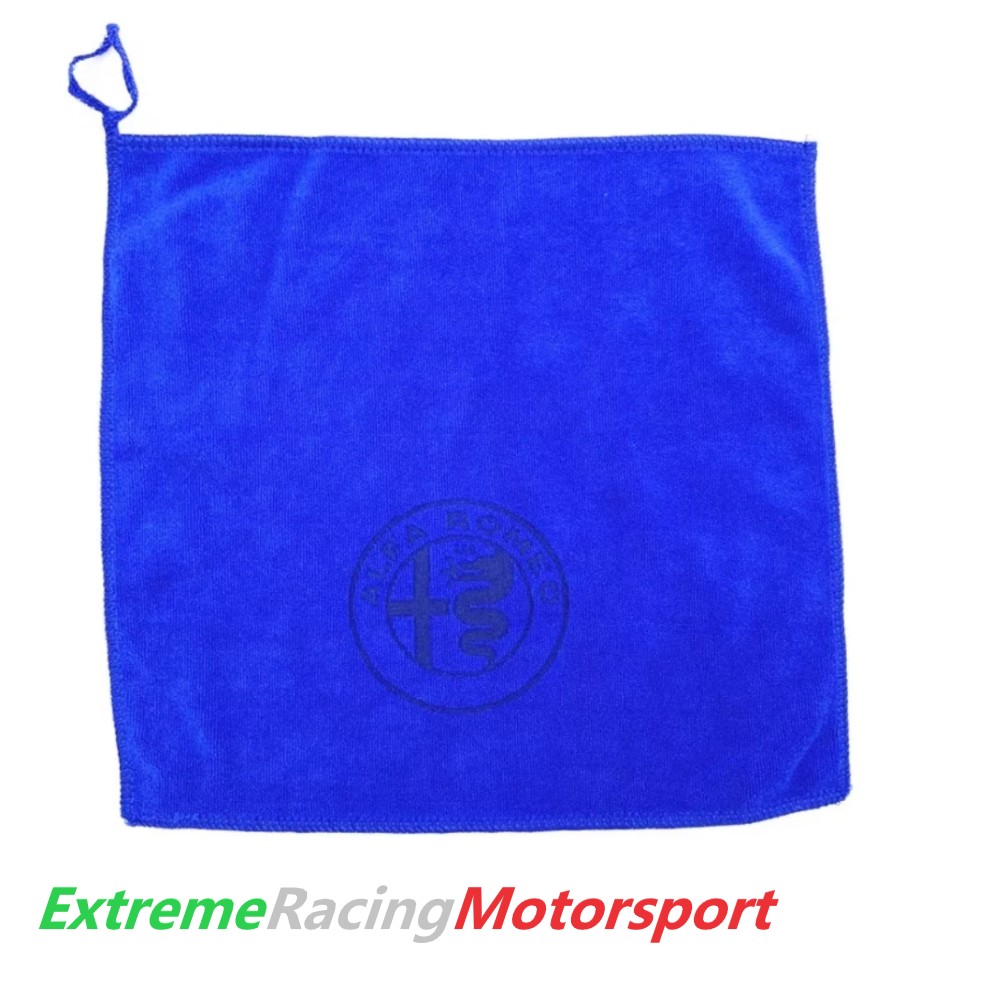 Xtreme Racing Decorazioni Auto e Adesivi Panno in microfibra Alfa Romeo blu 30x30 cm