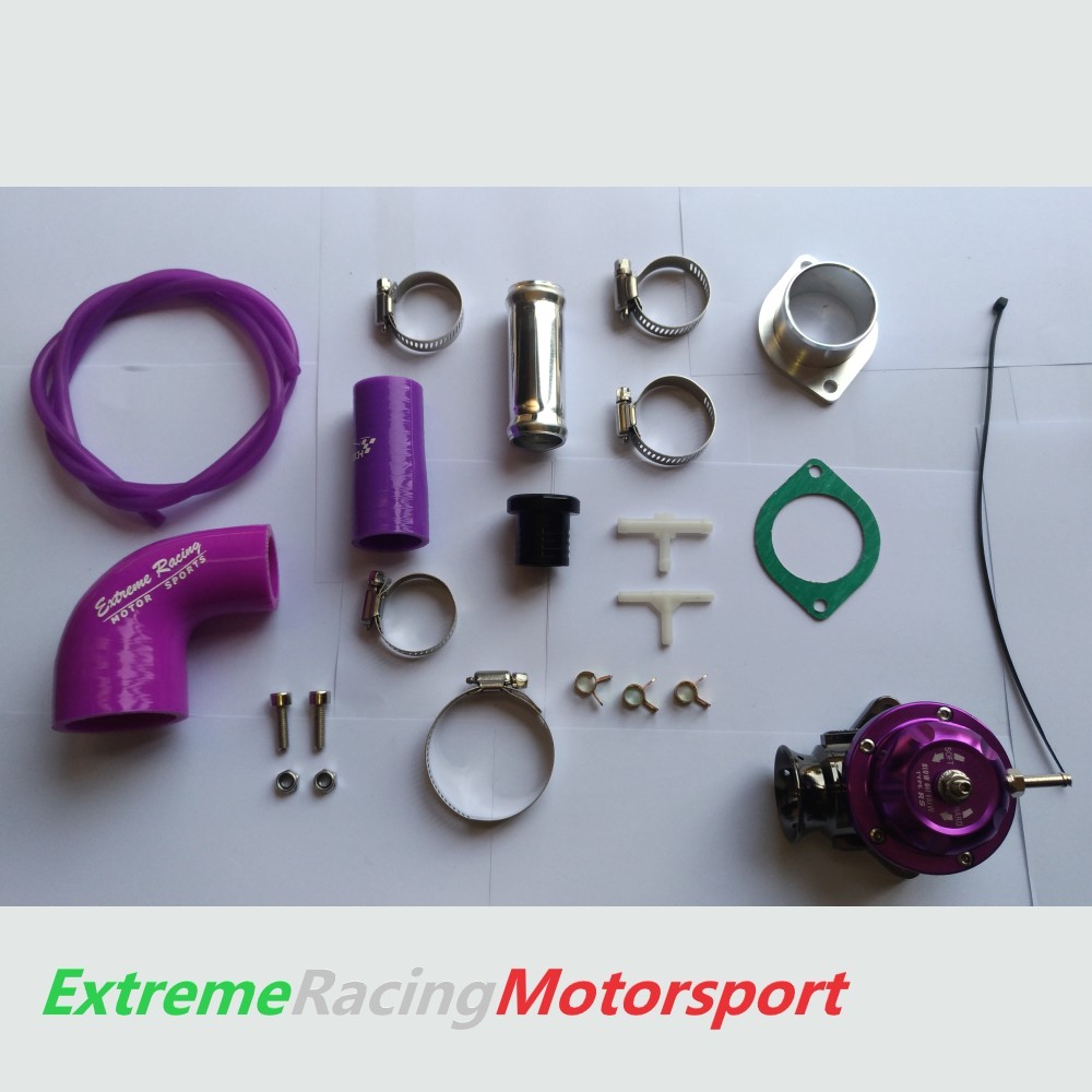Xtreme Racing Impianto Carburante e Regolatori di Pressione Kit Valvola Pop Off ERM RS Purple Abarth 500