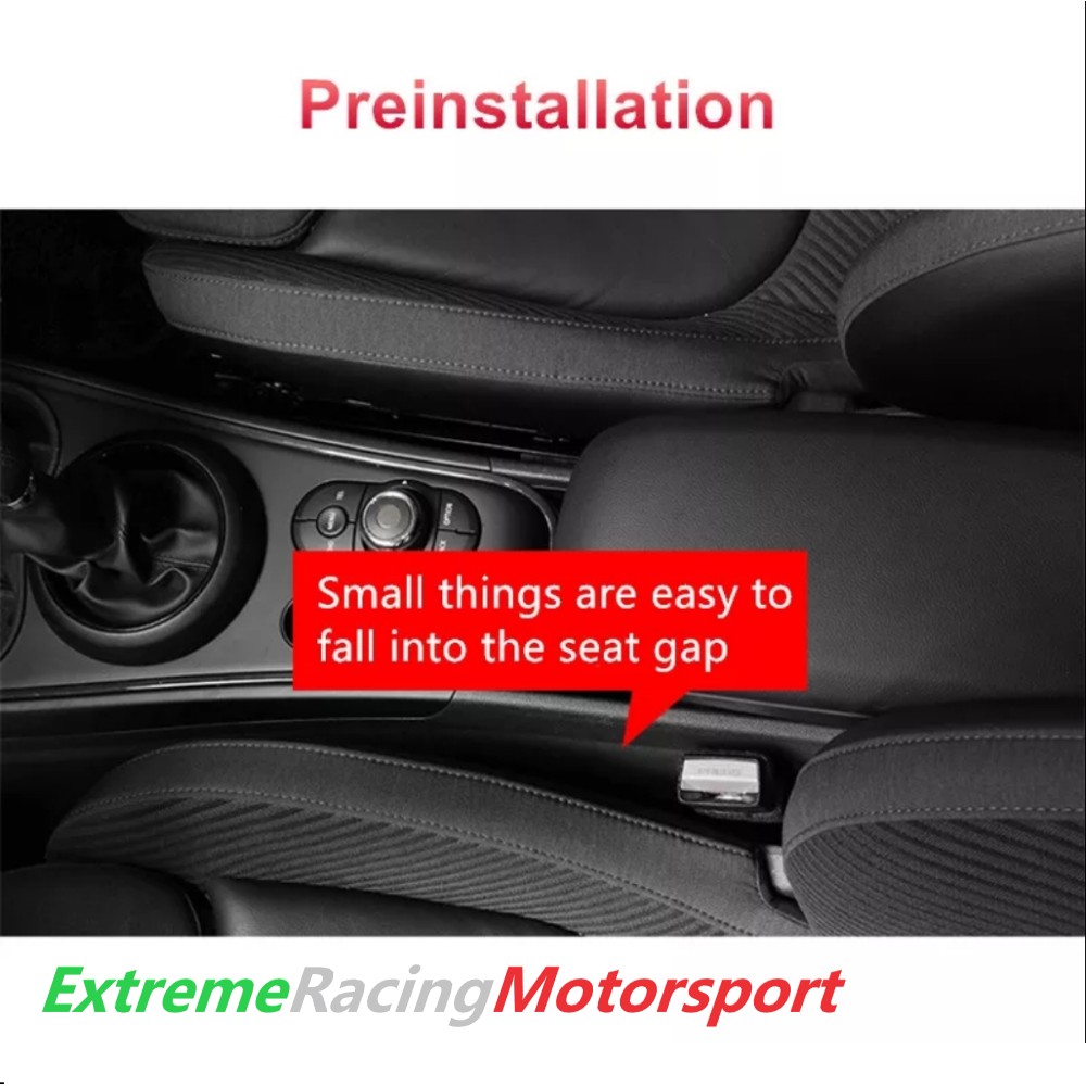 Xtreme Racing Decorazioni Auto e Adesivi S LINE imbottiture laterali sedili 2 pezzi carbon look