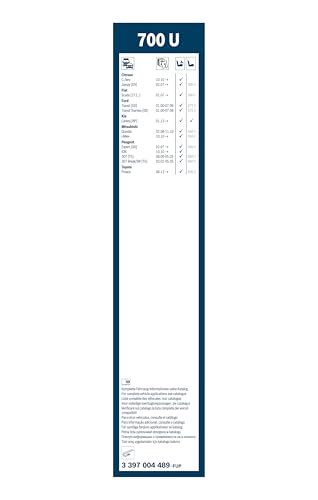 Bosch HCP Spazzole tergicristallo Twin 700U spazzola anteriore 700 mm doppia gomma