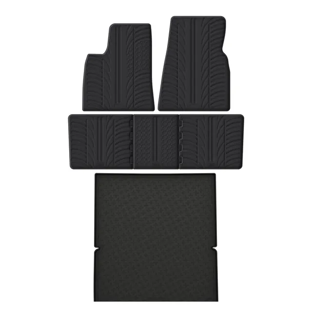 Travall Bundles Tesla Model S Rubber Boot Liner and Rubber Car Mats Bundle (2014-2016) gomma