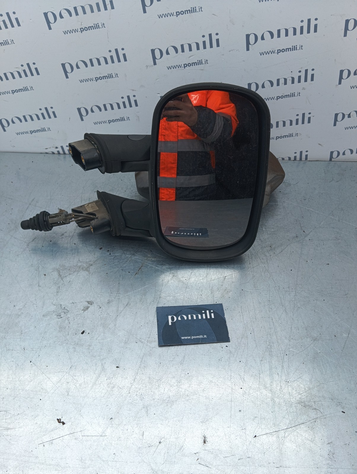 Pomili Cristalli Fiat Doblo specchio retrovisore destro manuale 0158099 usato