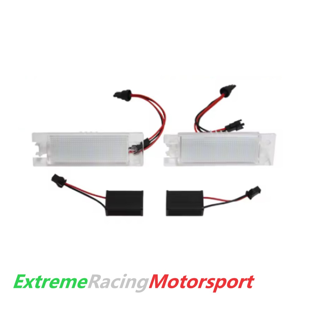 Xtreme Racing Accessori per Illuminazione LED Opel Corsa D placchette luci targa LED coppia bianca