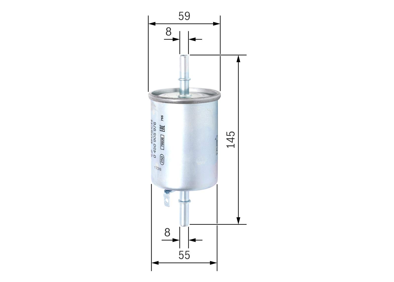Bosch HCP Filtri 0450905976 filtro carburante benzina