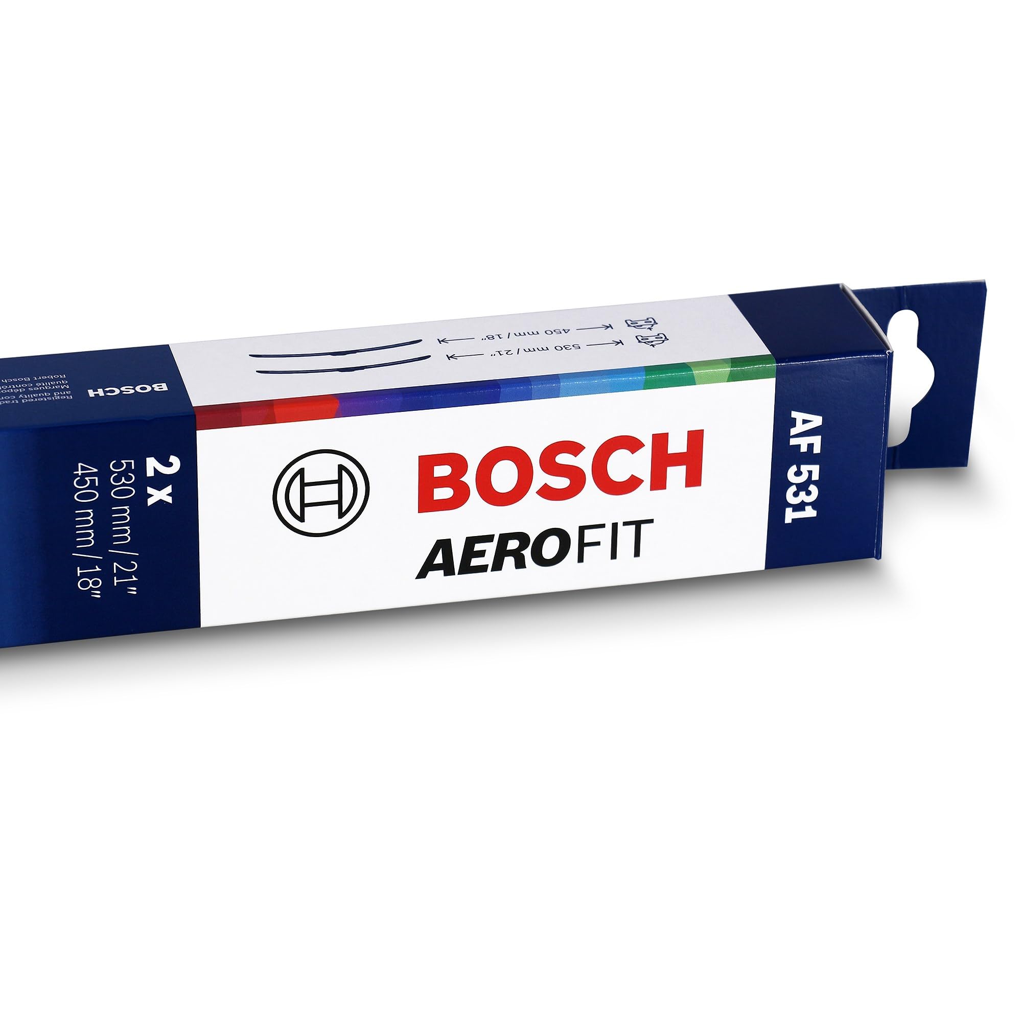Bosch HCP Spazzole tergicristallo Aerofit AF531 530/450 mm set 2 pezzi