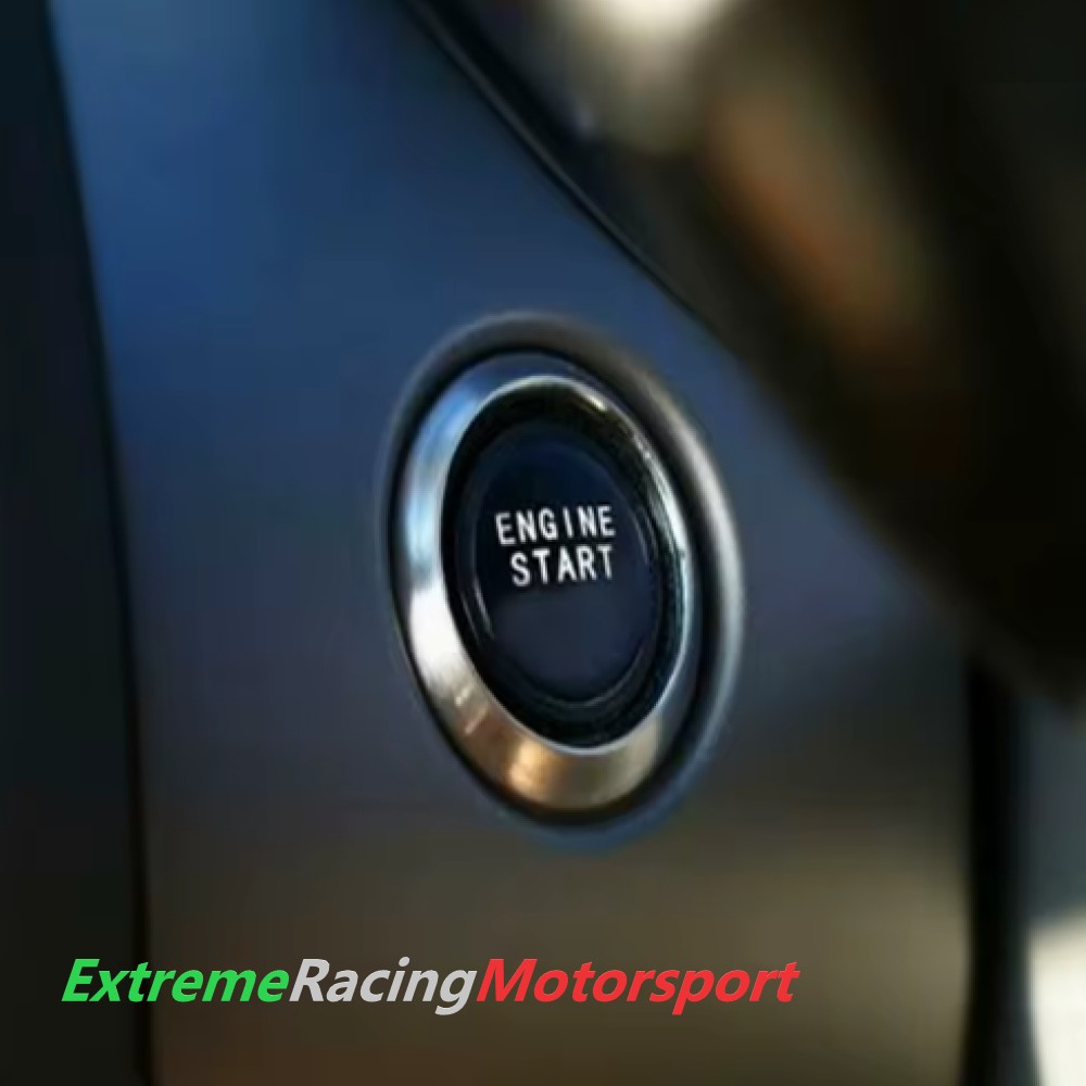 Xtreme Racing Decorazioni Auto e Adesivi Pulsante Engine Start avviamento blu 12 V, con relè