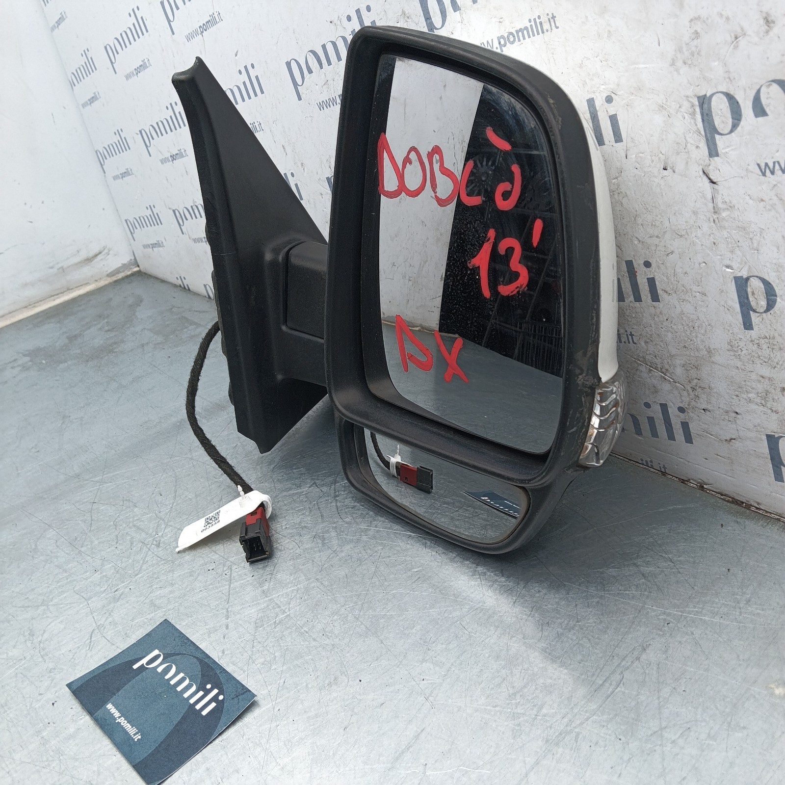 Pomili Cristalli Fiat Doblò II specchietto retrovisore destro 026286 usato